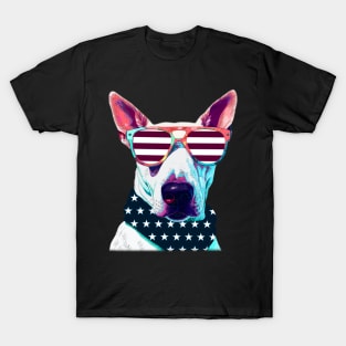 Whisker Wonderland Unique Tee Featuring the Charm of Bull Terriers T-Shirt